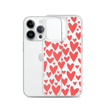 Load image into Gallery viewer, Field of Hearts, Clear Case for iPhone®
