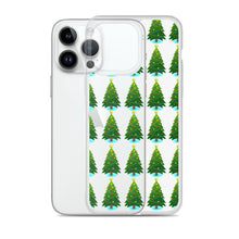 Load image into Gallery viewer, Christmas Trees, Clear Case for iPhone®
