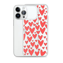 Load image into Gallery viewer, Field of Hearts, Clear Case for iPhone®
