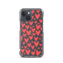 Load image into Gallery viewer, Field of Hearts, Clear Case for iPhone®
