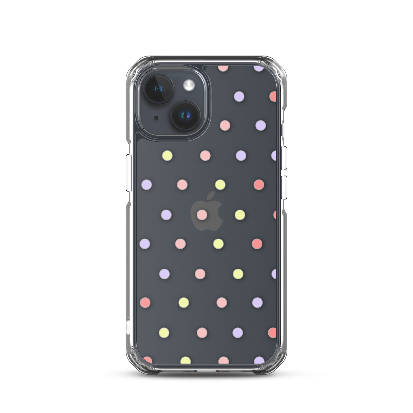 Colorful Dots, Clear Case for iPhone®
