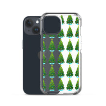 Load image into Gallery viewer, Christmas Trees, Clear Case for iPhone®
