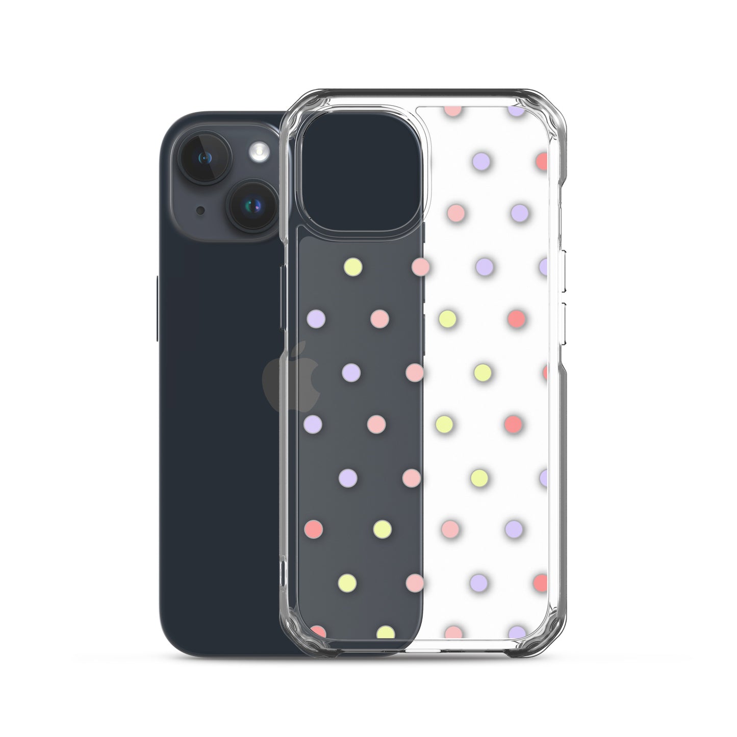 Colorful Dots, Clear Case for iPhone®