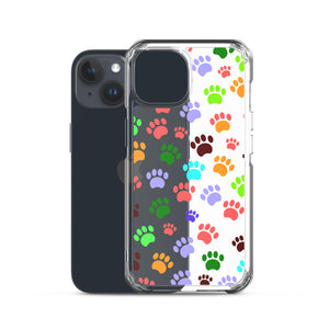 Paw Prints, Clear Case for iPhone®