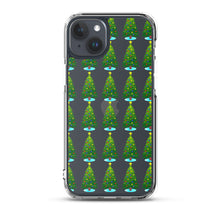 Load image into Gallery viewer, Christmas Trees, Clear Case for iPhone®
