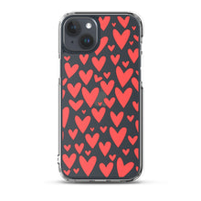 Load image into Gallery viewer, Field of Hearts, Clear Case for iPhone®
