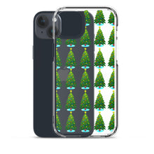 Load image into Gallery viewer, Christmas Trees, Clear Case for iPhone®
