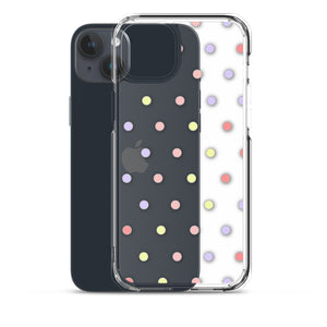 Colorful Dots, Clear Case for iPhone®