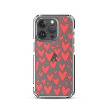 Load image into Gallery viewer, Field of Hearts, Clear Case for iPhone®
