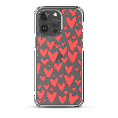 Field of Hearts, Clear Case for iPhone®