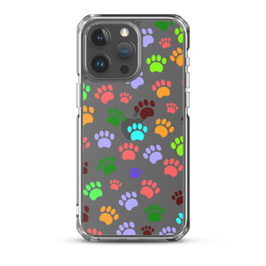 Paw Prints, Clear Case for iPhone®