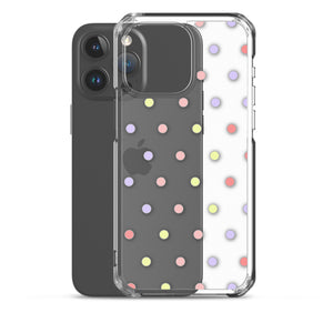 Colorful Dots, Clear Case for iPhone®