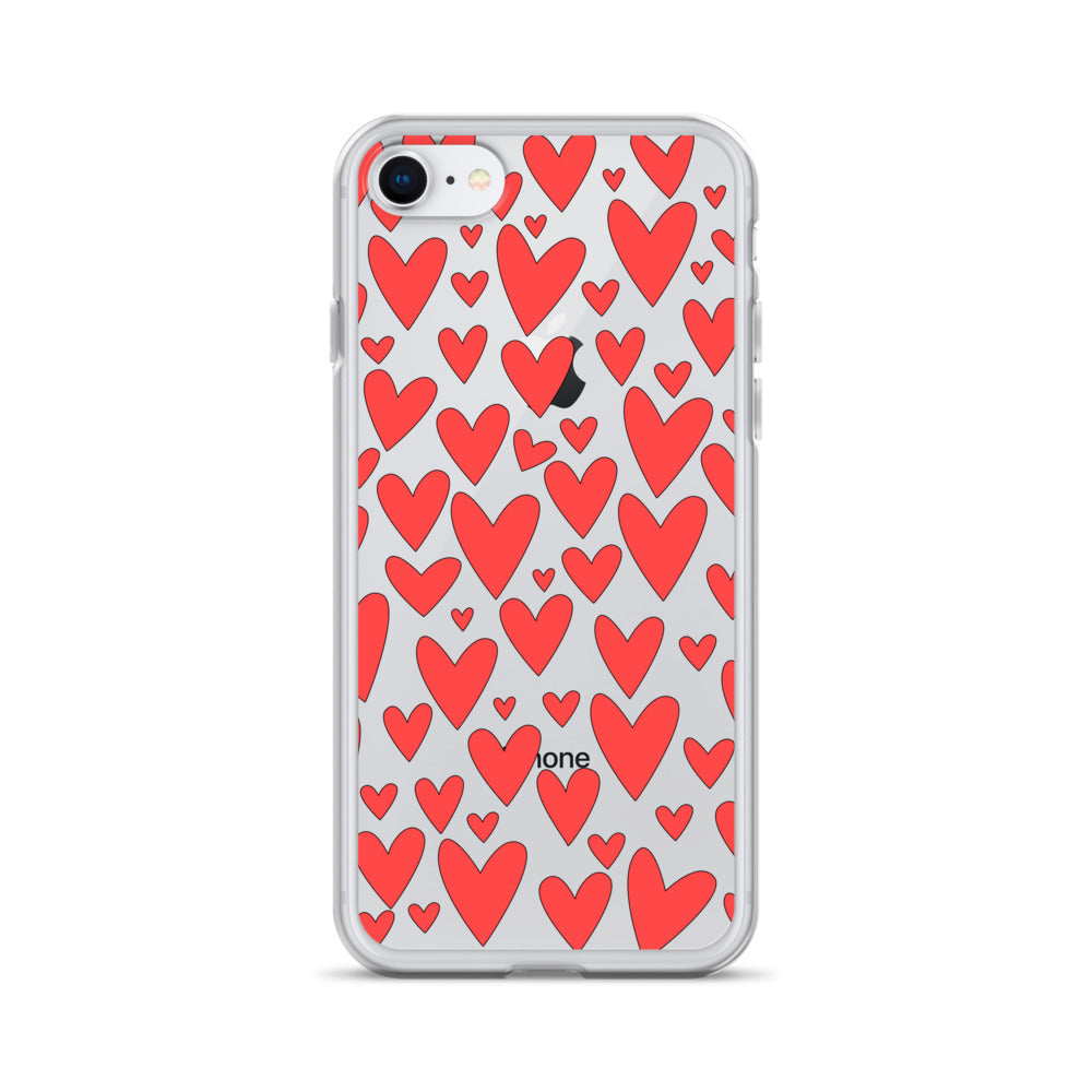 Field of Hearts, Clear Case for iPhone®