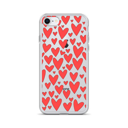 Field of Hearts, Clear Case for iPhone®