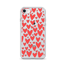 Load image into Gallery viewer, Field of Hearts, Clear Case for iPhone®
