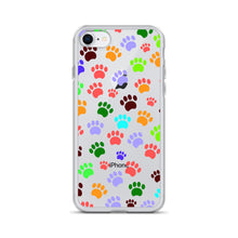 Load image into Gallery viewer, Paw Prints, Clear Case for iPhone®
