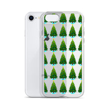 Load image into Gallery viewer, Christmas Trees, Clear Case for iPhone®
