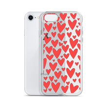 Load image into Gallery viewer, Field of Hearts, Clear Case for iPhone®
