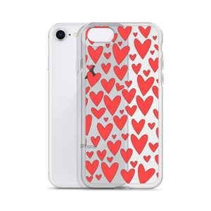 Field of Hearts, Clear Case for iPhone®