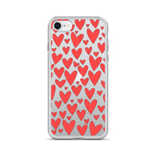 Load image into Gallery viewer, Field of Hearts, Clear Case for iPhone®
