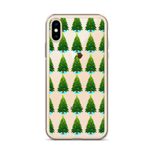 Load image into Gallery viewer, Christmas Trees, Clear Case for iPhone®
