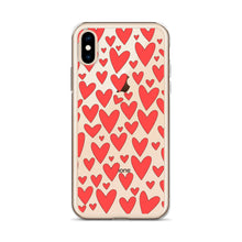 Load image into Gallery viewer, Field of Hearts, Clear Case for iPhone®
