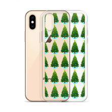 Load image into Gallery viewer, Christmas Trees, Clear Case for iPhone®
