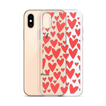 Load image into Gallery viewer, Field of Hearts, Clear Case for iPhone®
