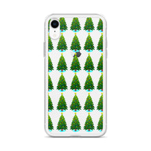 Load image into Gallery viewer, Christmas Trees, Clear Case for iPhone®
