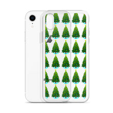 Load image into Gallery viewer, Christmas Trees, Clear Case for iPhone®
