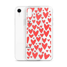 Load image into Gallery viewer, Field of Hearts, Clear Case for iPhone®
