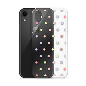 Colorful Dots, Clear Case for iPhone®