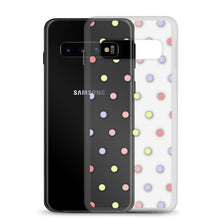 Load image into Gallery viewer, Colorful Dots. Clear Case for Samsung®
