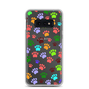 Paw Prints, Clear Case for Samsung®