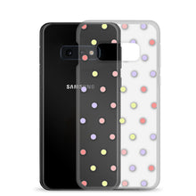 Load image into Gallery viewer, Colorful Dots. Clear Case for Samsung®
