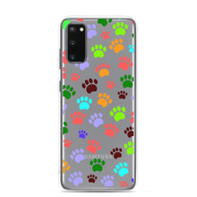 Load image into Gallery viewer, Paw Prints, Clear Case for Samsung®
