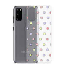 Load image into Gallery viewer, Colorful Dots. Clear Case for Samsung®
