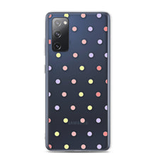 Load image into Gallery viewer, Colorful Dots. Clear Case for Samsung®
