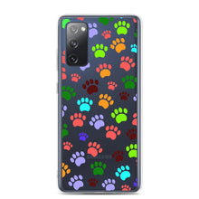 Load image into Gallery viewer, Paw Prints, Clear Case for Samsung®
