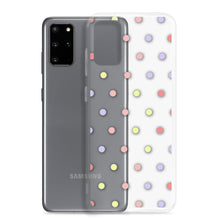 Load image into Gallery viewer, Colorful Dots. Clear Case for Samsung®
