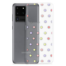 Load image into Gallery viewer, Colorful Dots. Clear Case for Samsung®
