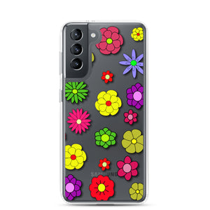 Flowers, Clear Case for Samsung®