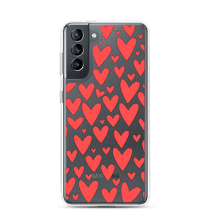 Field of Hearts, Clear Case for Samsung®