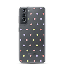 Load image into Gallery viewer, Colorful Dots. Clear Case for Samsung®
