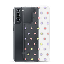 Load image into Gallery viewer, Colorful Dots. Clear Case for Samsung®
