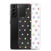 Load image into Gallery viewer, Colorful Dots. Clear Case for Samsung®
