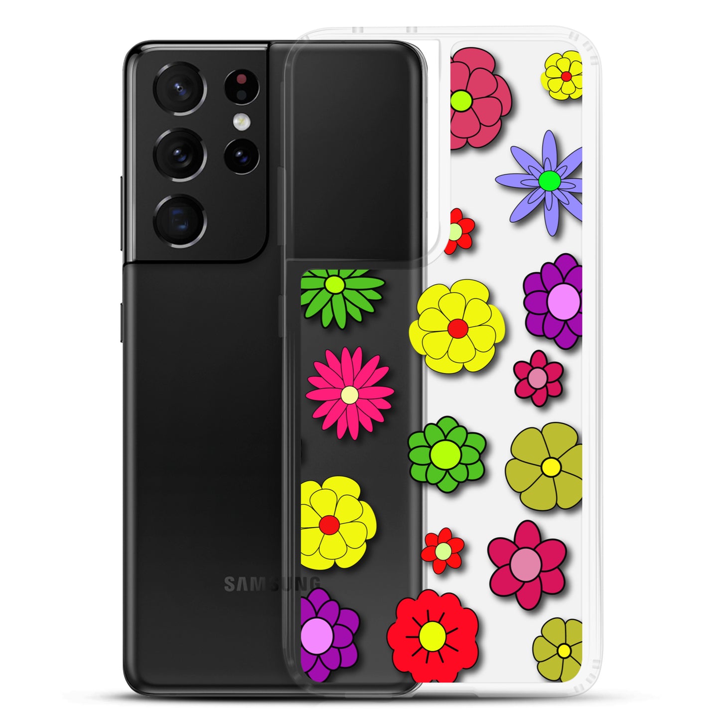 Flowers, Clear Case for Samsung®