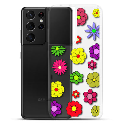 Flowers, Clear Case for Samsung®