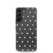 Load image into Gallery viewer, Colorful Dots. Clear Case for Samsung®
