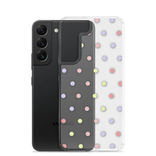 Load image into Gallery viewer, Colorful Dots. Clear Case for Samsung®
